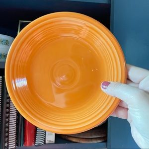Tangerine Fiestaware Saucer